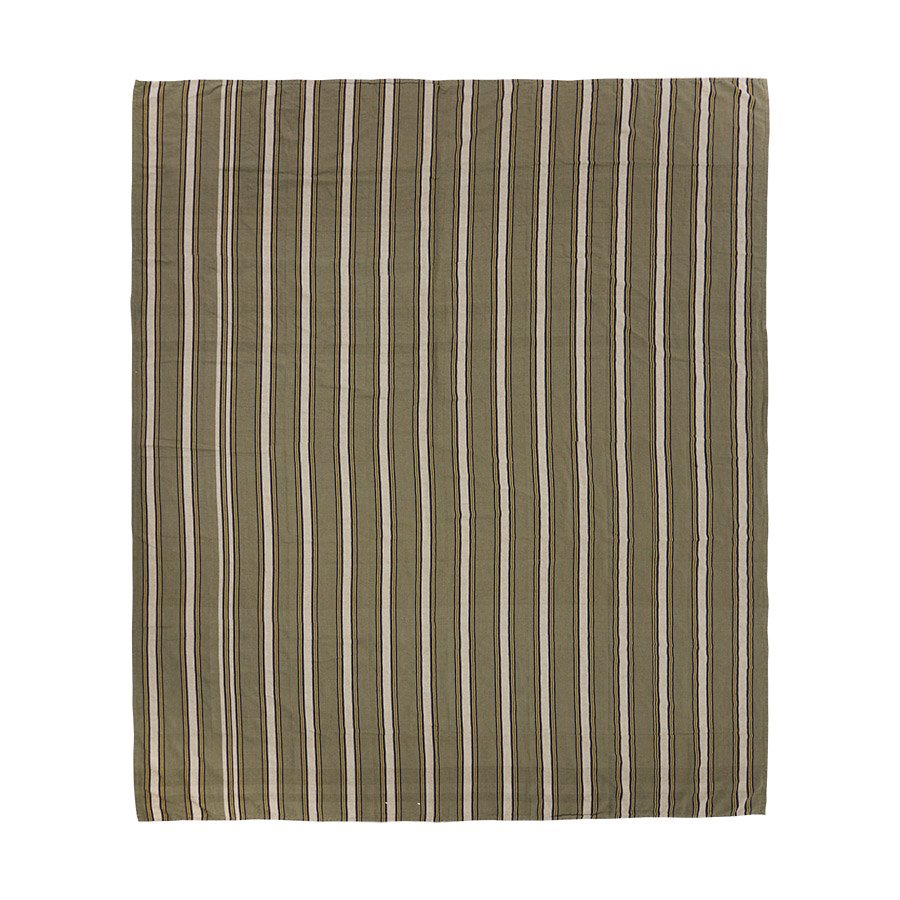 Vida striped bedspread sand/cream (230x275cm)