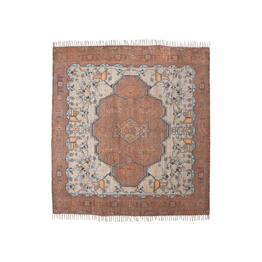 Printed rug square overtufted (250x250)