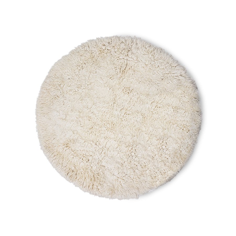 Fluffy round rug Inner Circle (250x250cm)