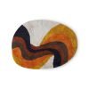 Bath mat retro swirl (90x120cm)
