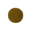 Round woolen rug seaweed (150x150cm)