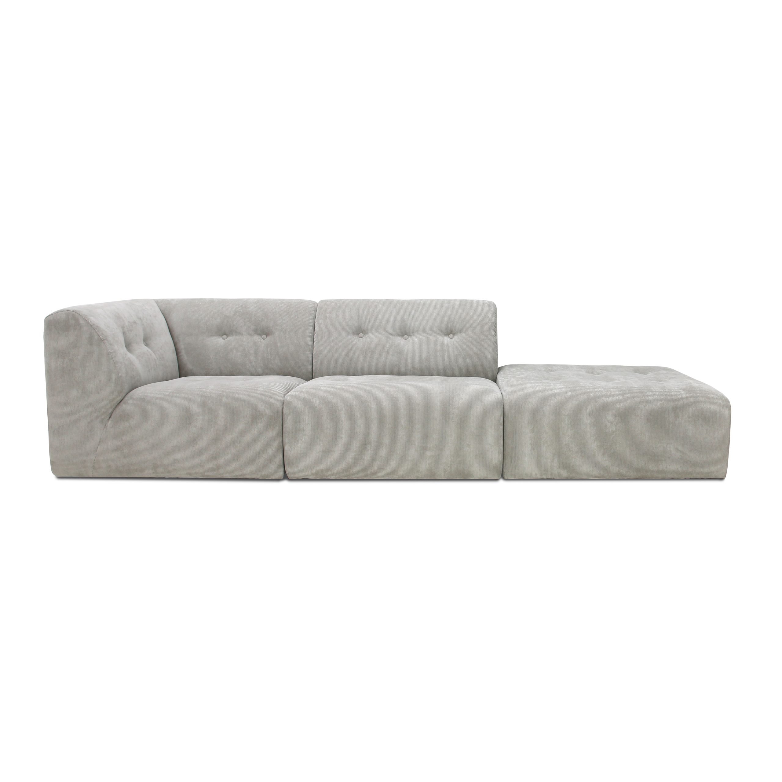 Vint couch: element middle, corduroy rib, cream - Image 2