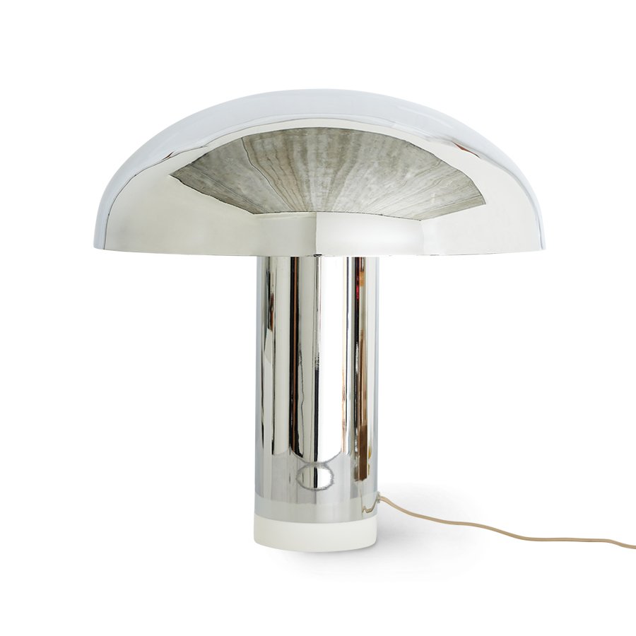 Lounge table lamp chrome