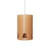 Ceramic pendant lamp Peach