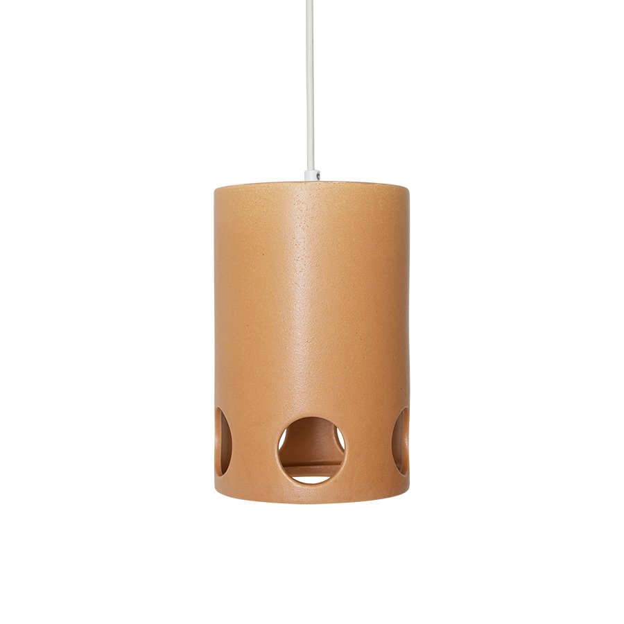 Ceramic pendant lamp Peach
