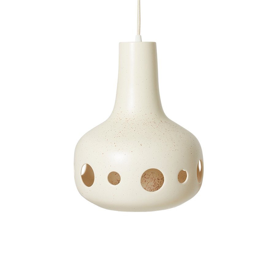 Dangle pendant lamp eggshell white