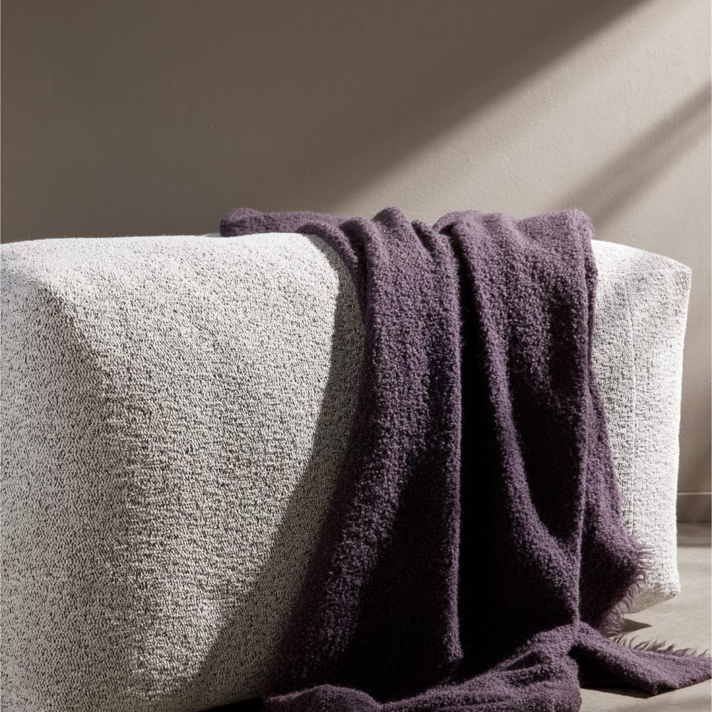 blanket - tuis - plum - 180cm x 130cm