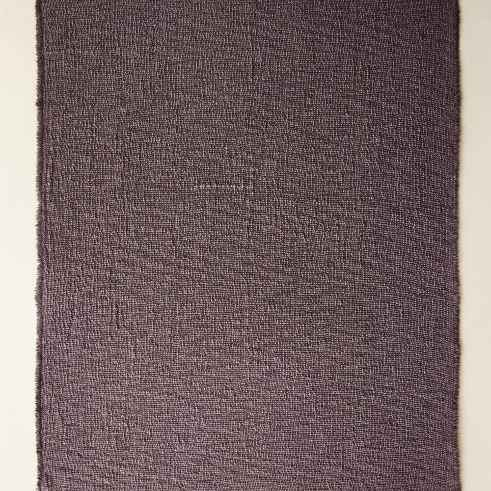 blanket - wooly - plum - 180cm x 130cm