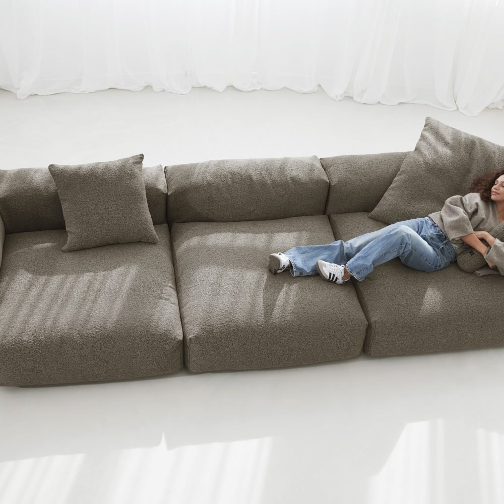 vetsak | Sofa Set 05 - loop loop - taupe | Modular Sofa | 5 Seater | Big Sofa | Corner Sofa