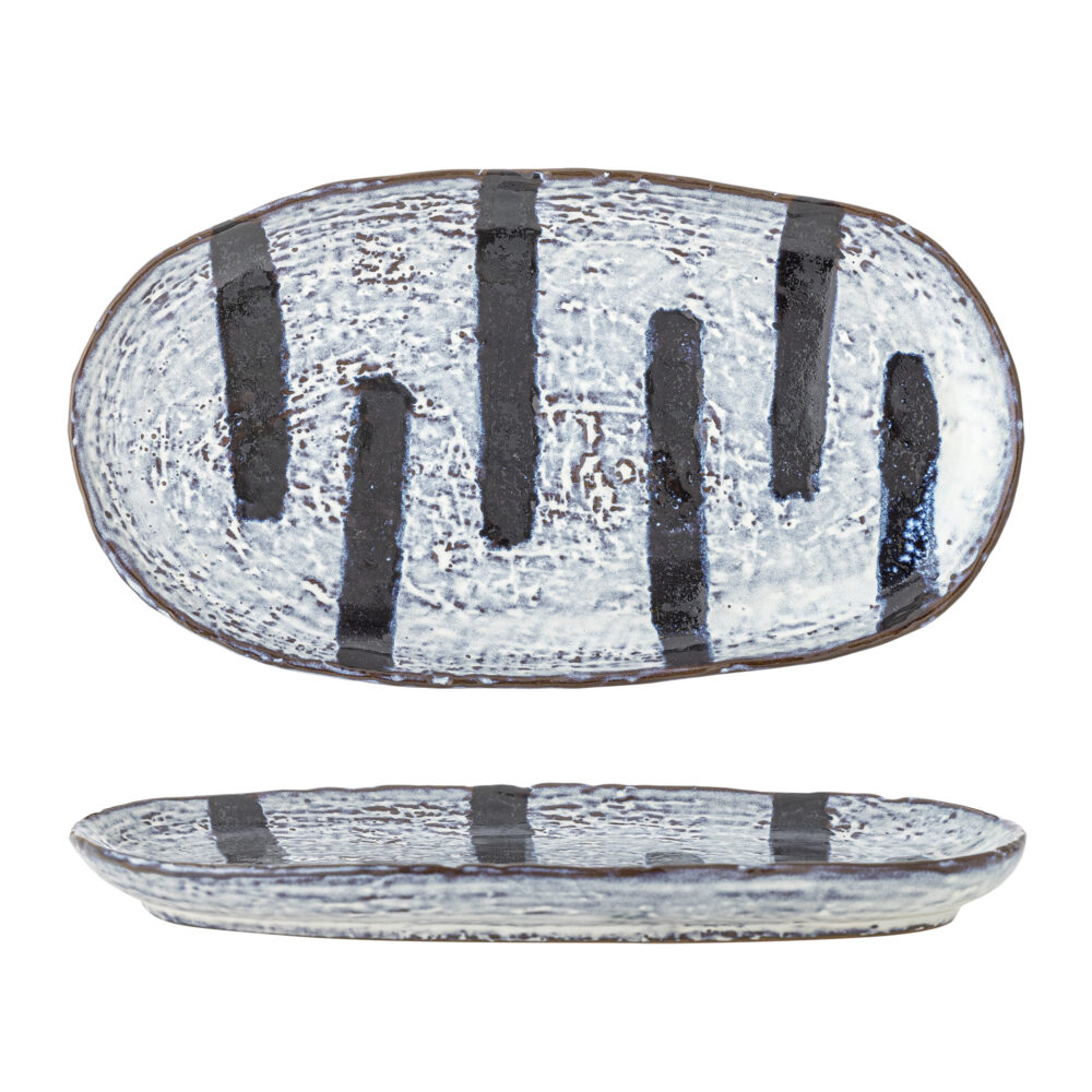 Ever Plate, Black, Stoneware