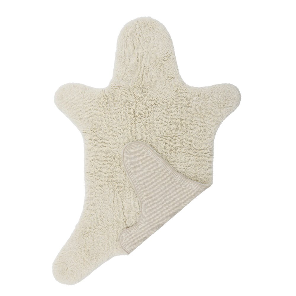 Bear Rug, White, Wool - Image 3