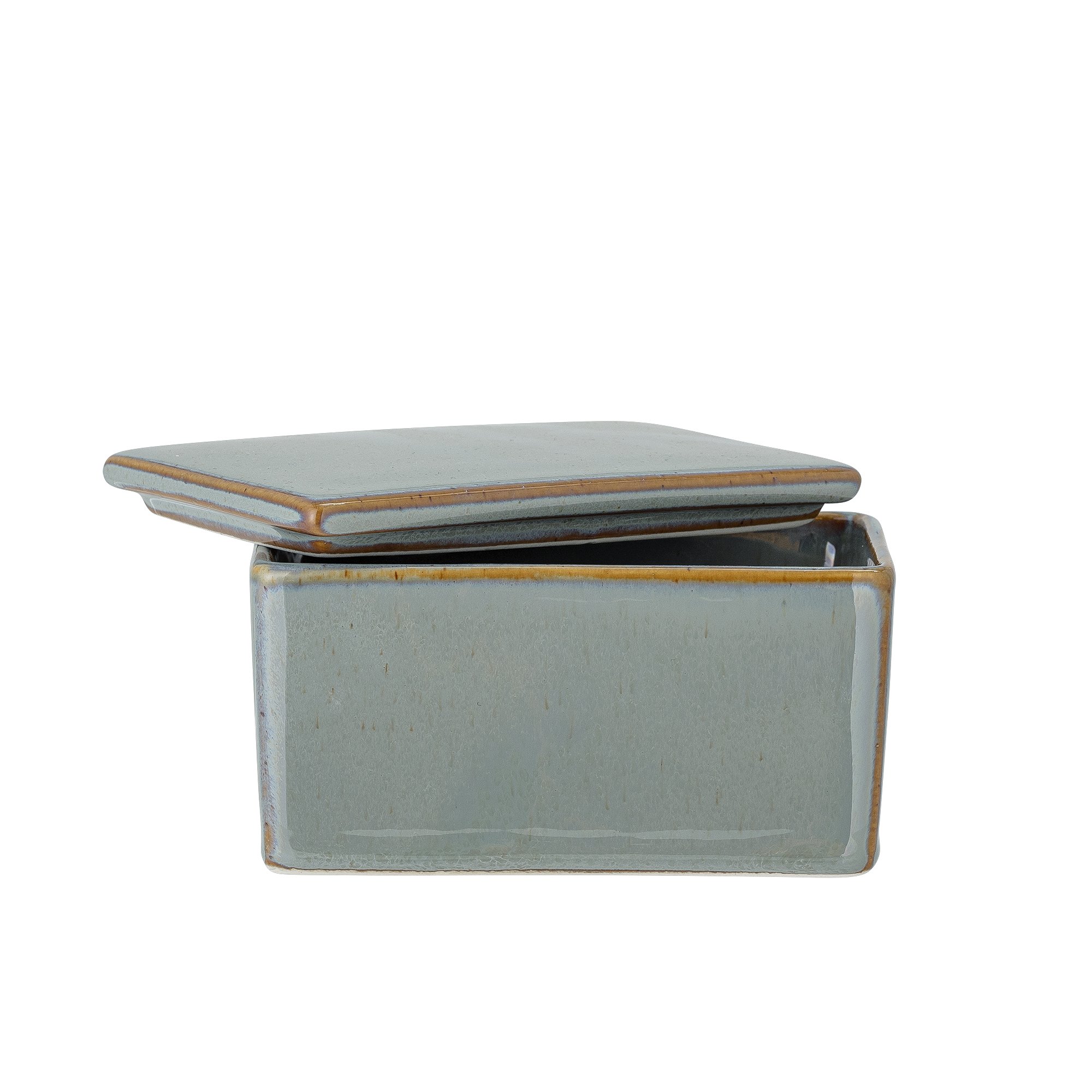Pixie Butter Box, Green, Stoneware - Image 2