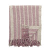 Monta Throw, Rose, Recycled Cotton