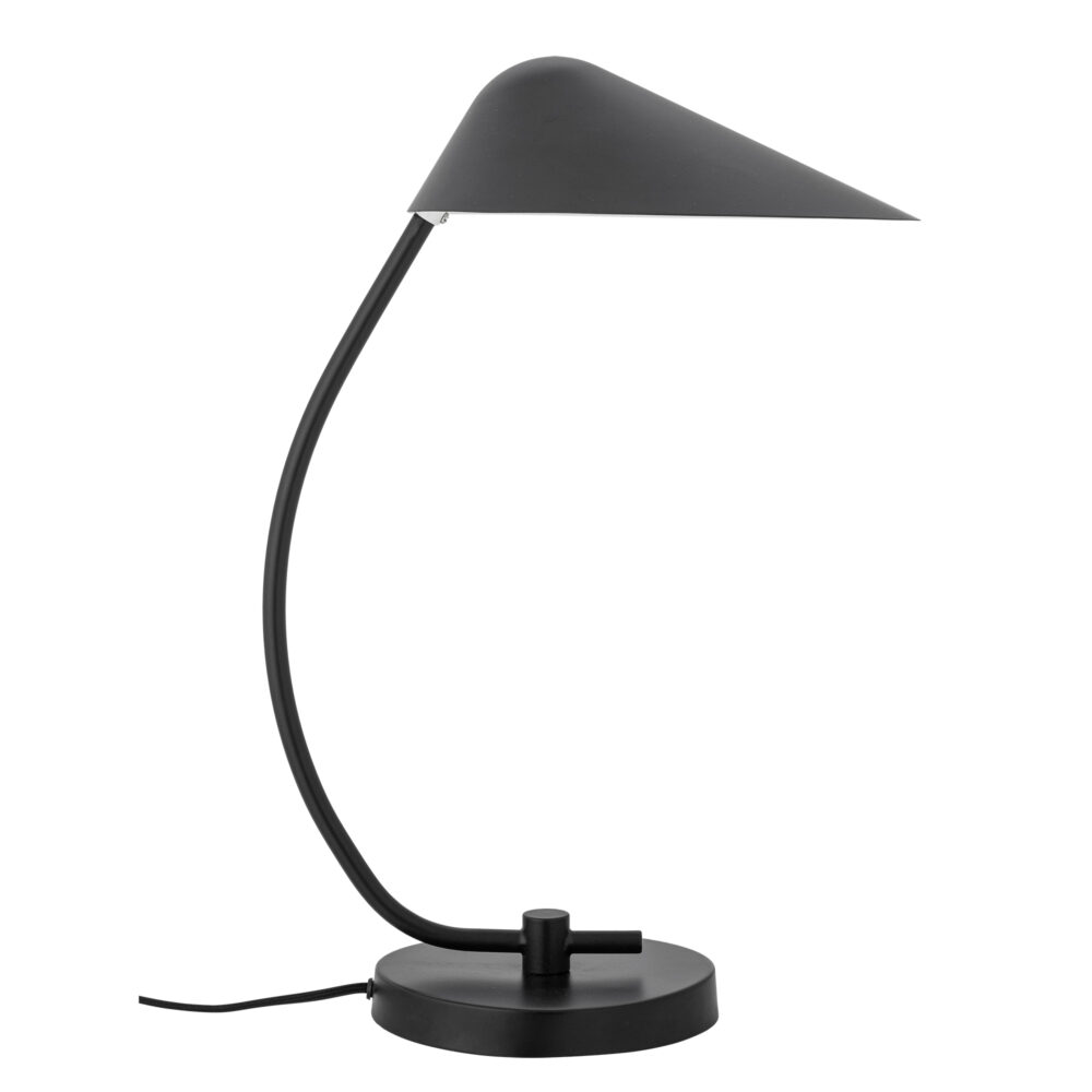 Nisella Table lamp, Black, Metal