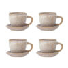 Brenta Cup w/Saucer, Rose, Stoneware