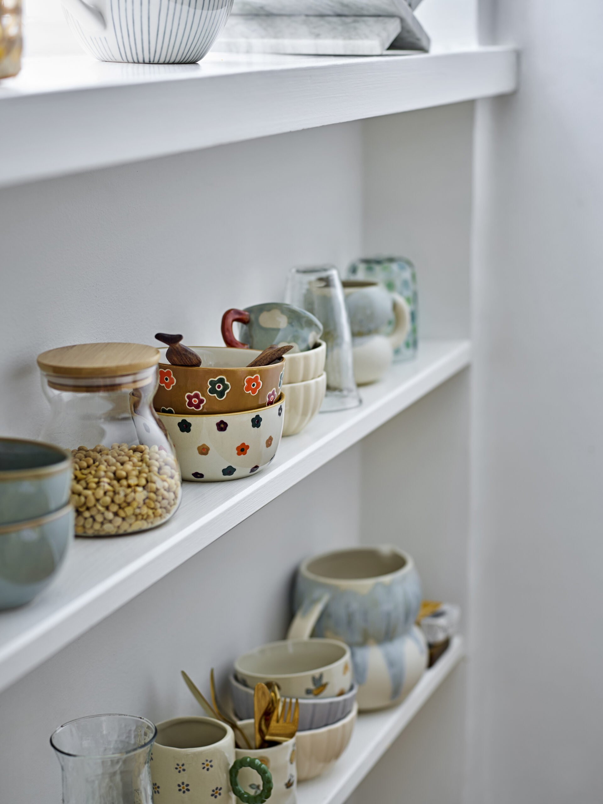 Addy Bowl, Brown, Stoneware - Image 3