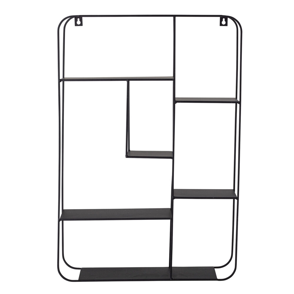 Ebert Shelf, Black, Metal