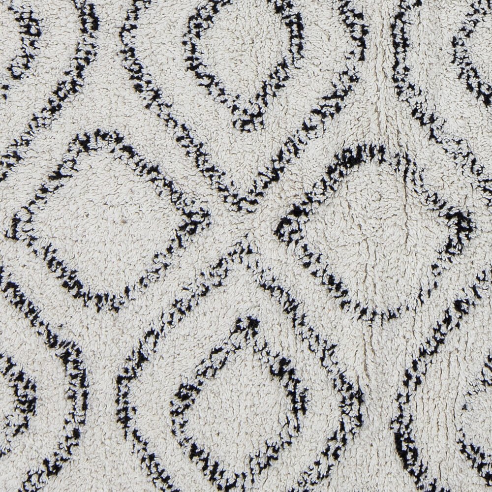 Katie Rug, White, Cotton - Image 3