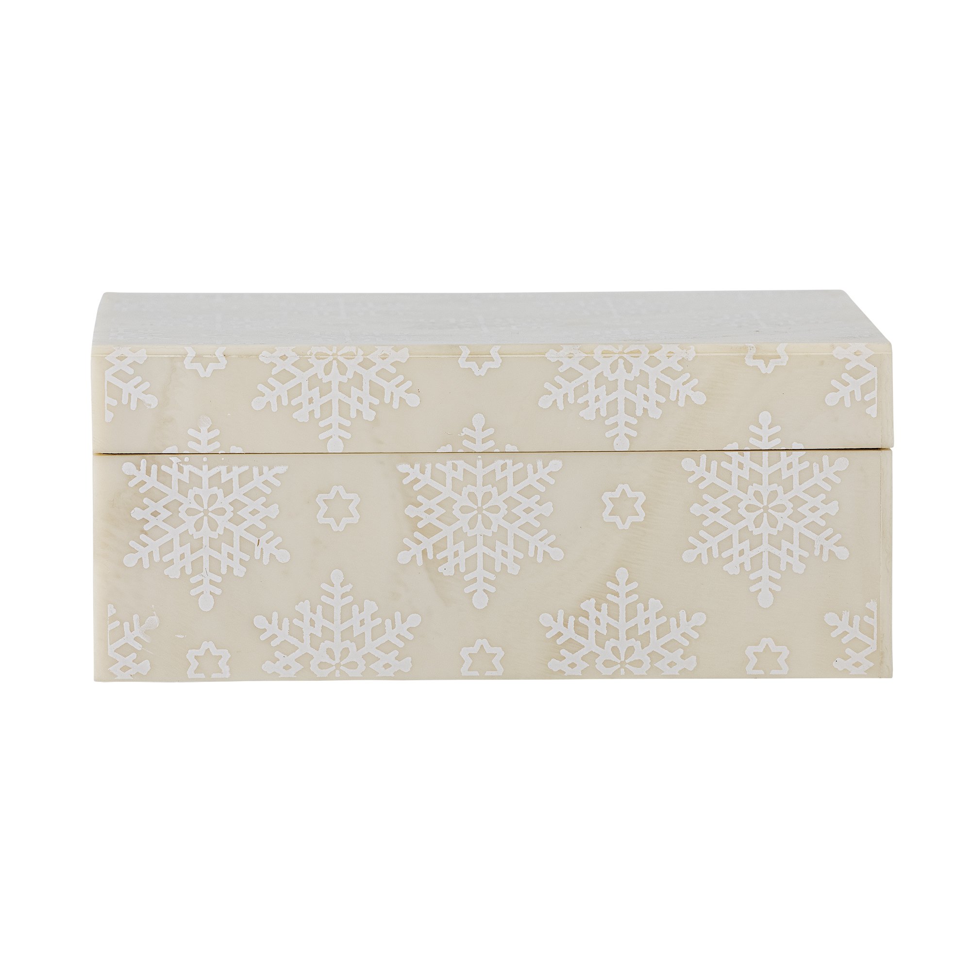 Cheri Box w/Lid, Nature, Resin