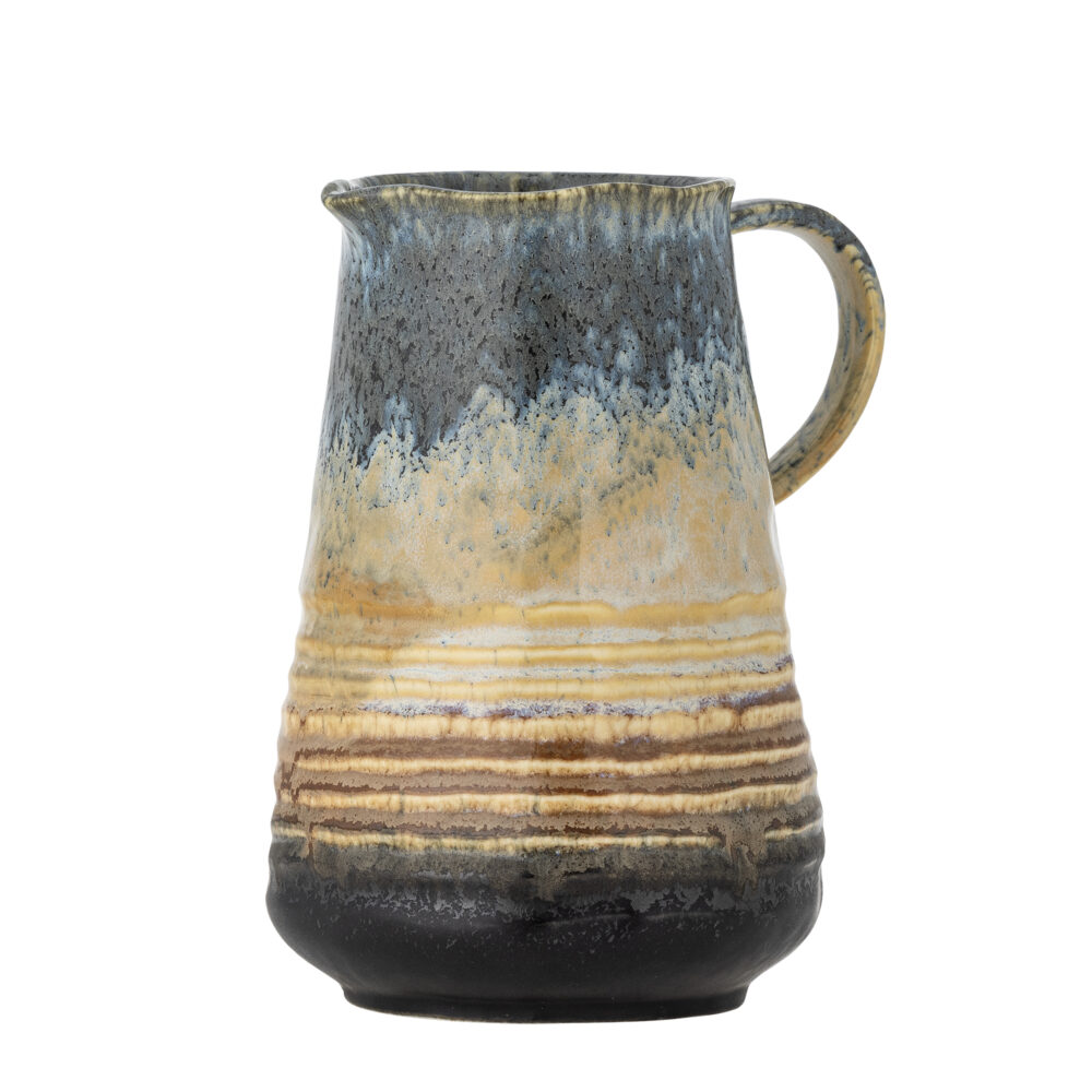 Deana Jug, Blue, Stoneware - Image 3