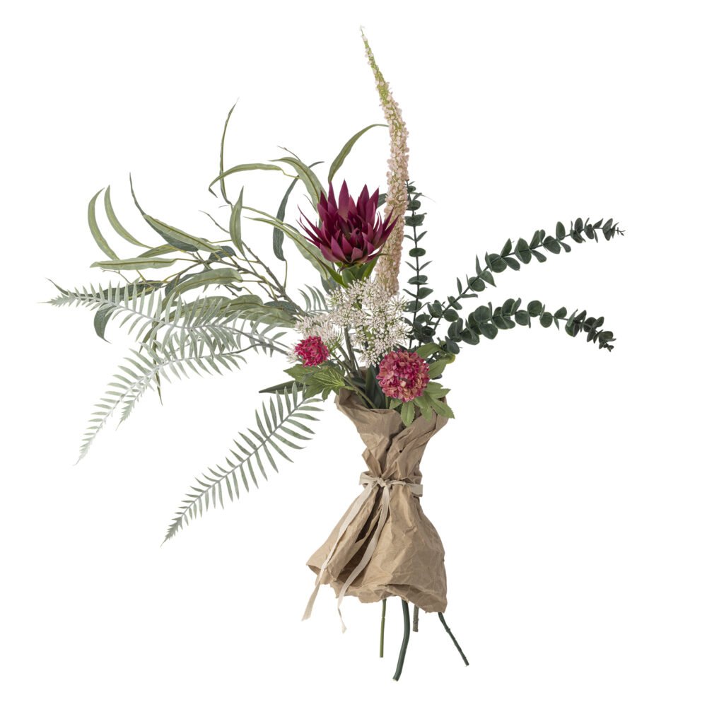 Crown Bouquet, Red, Artificial Flowers