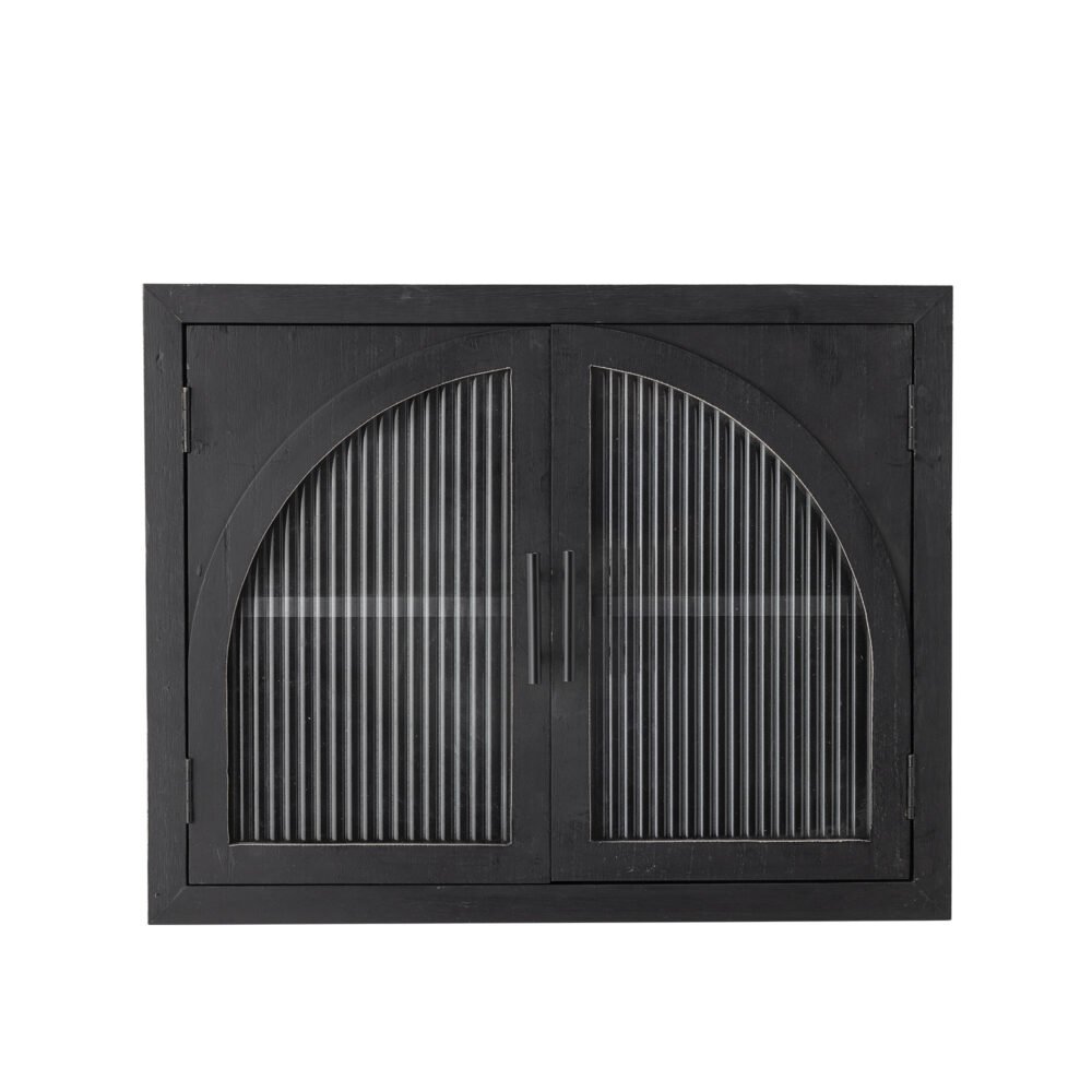 Lario Cabinet, Black, Pine