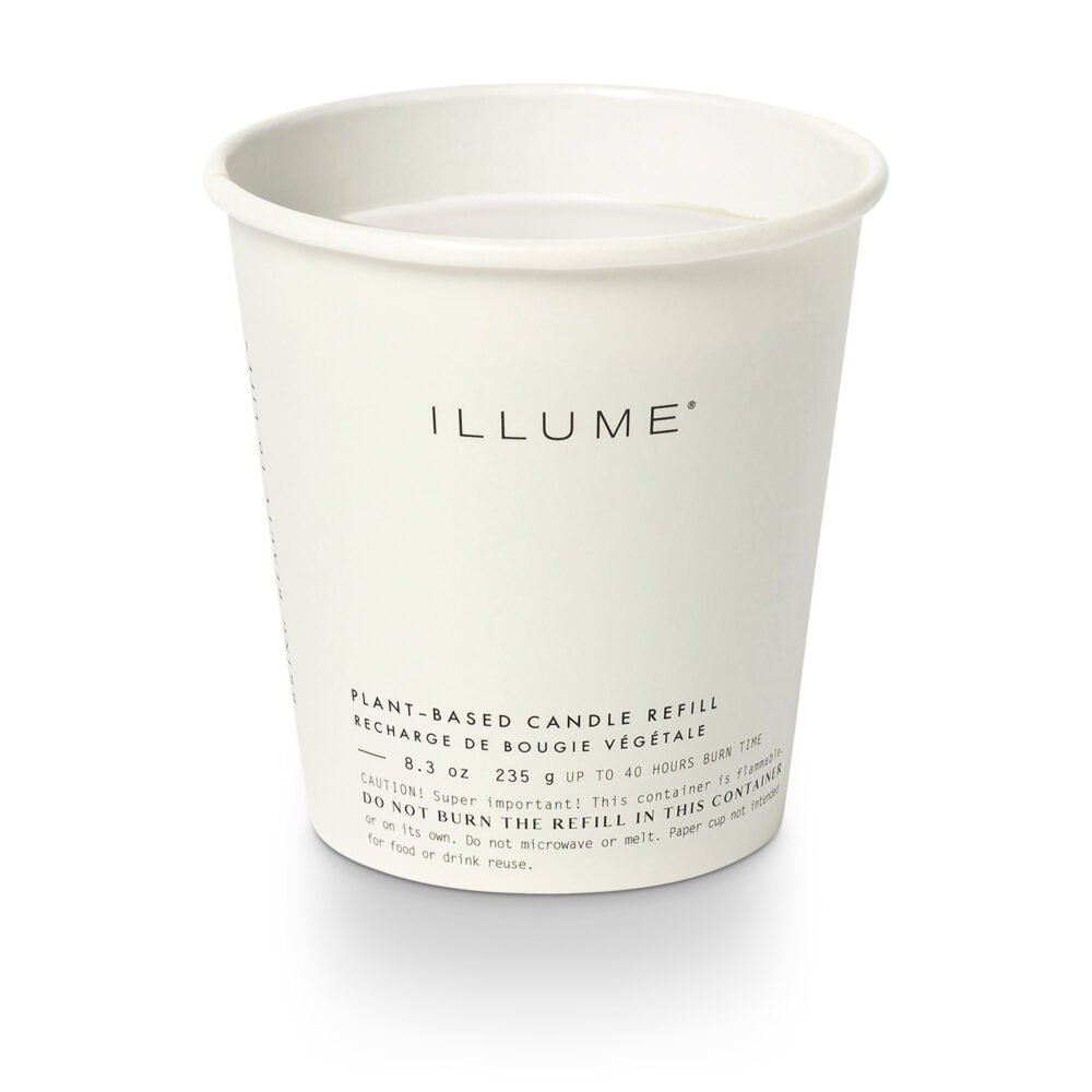 Balsam & Cedar Candle Refill, White,