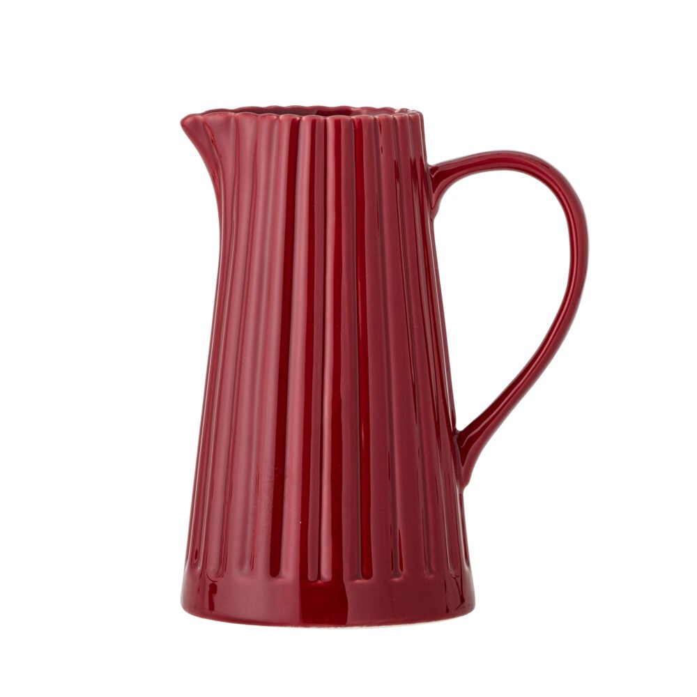 Latina Jug, Red, Stoneware