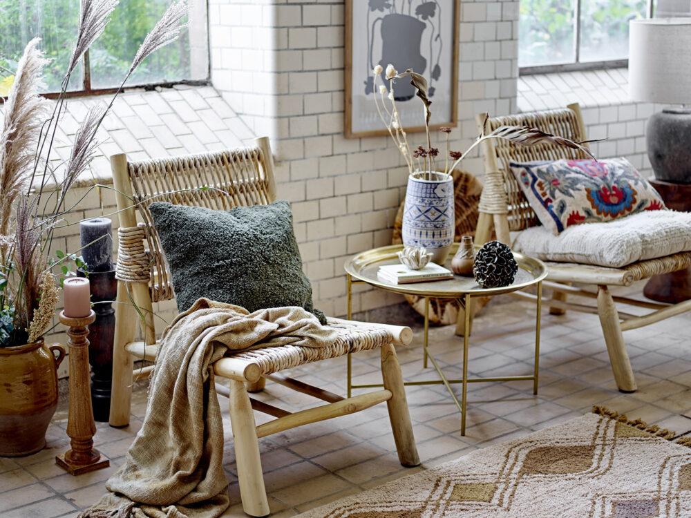 Fatuma Cushion, Nature, Cotton - Image 4