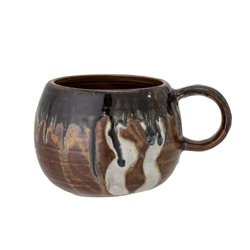 Senna Mug, Brown, Stoneware - Image 3