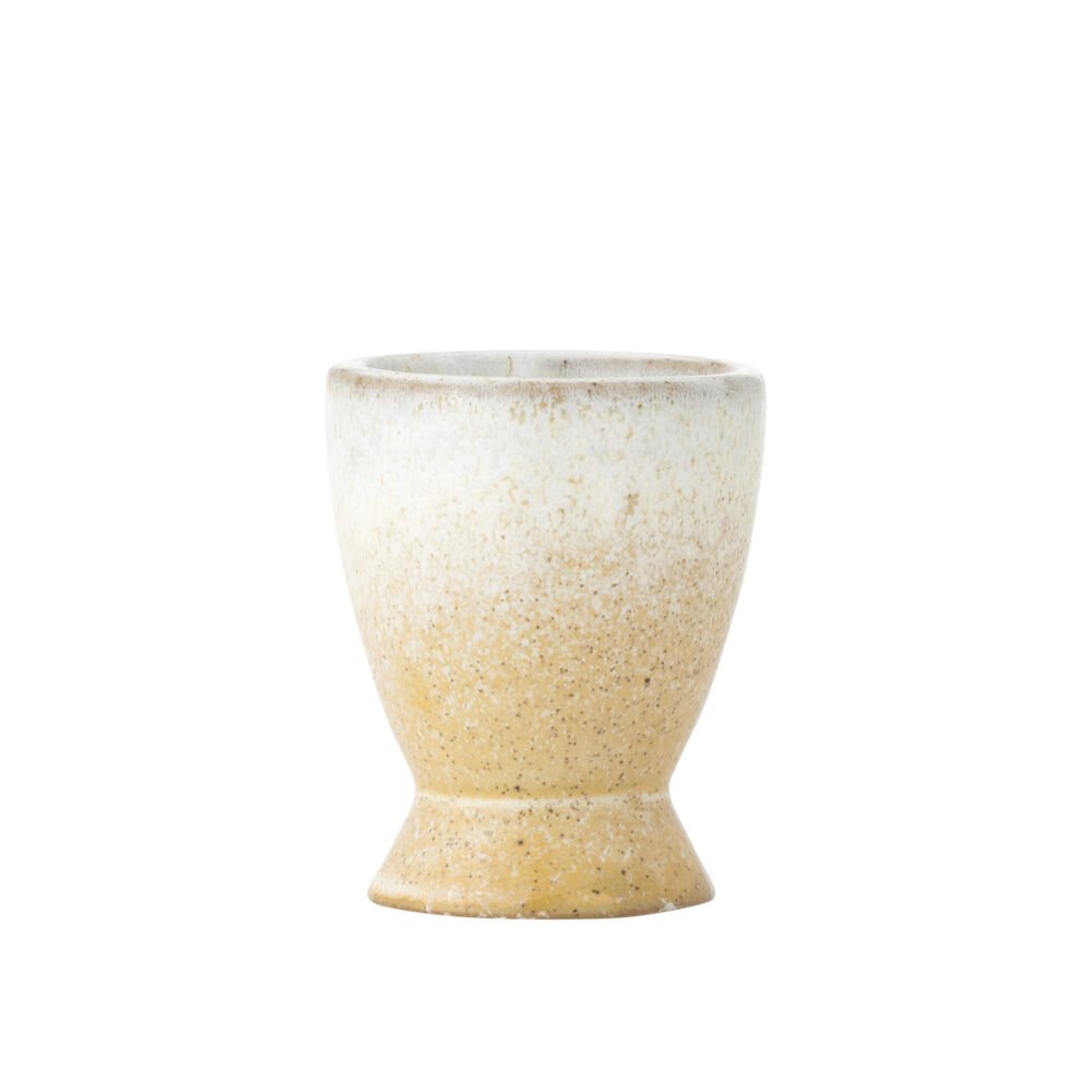 Paula Egg Cup, Nature, Stoneware