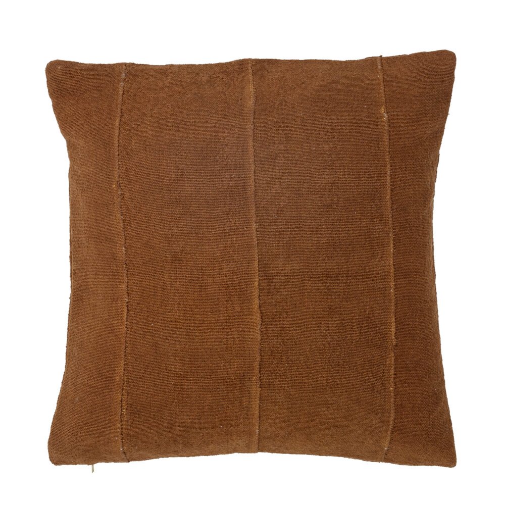 Kita Cushion, Brown, Cotton
