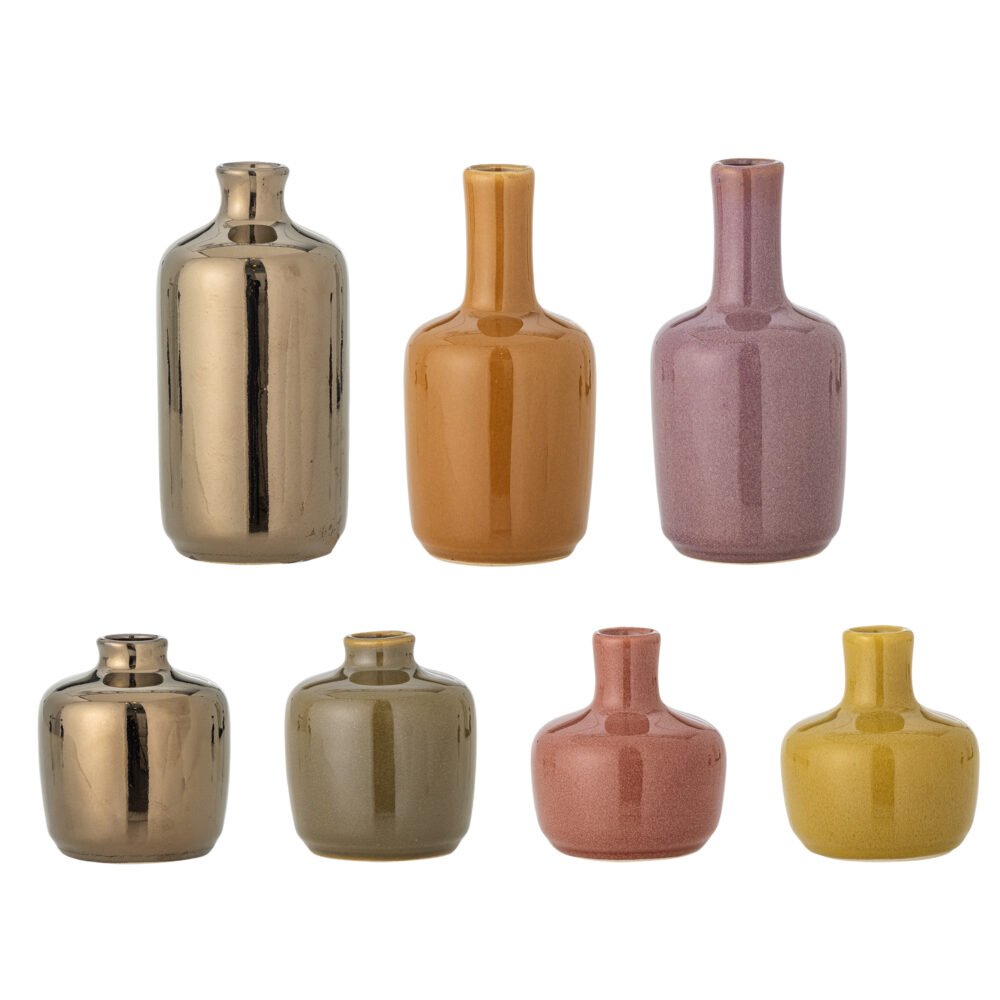Maien Vase, Brown, Stoneware