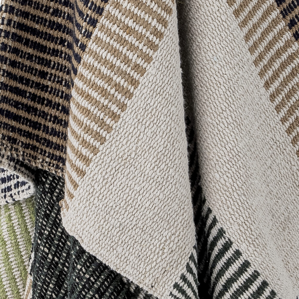Isnel Throw, Brown, Recycled Cotton - Image 3