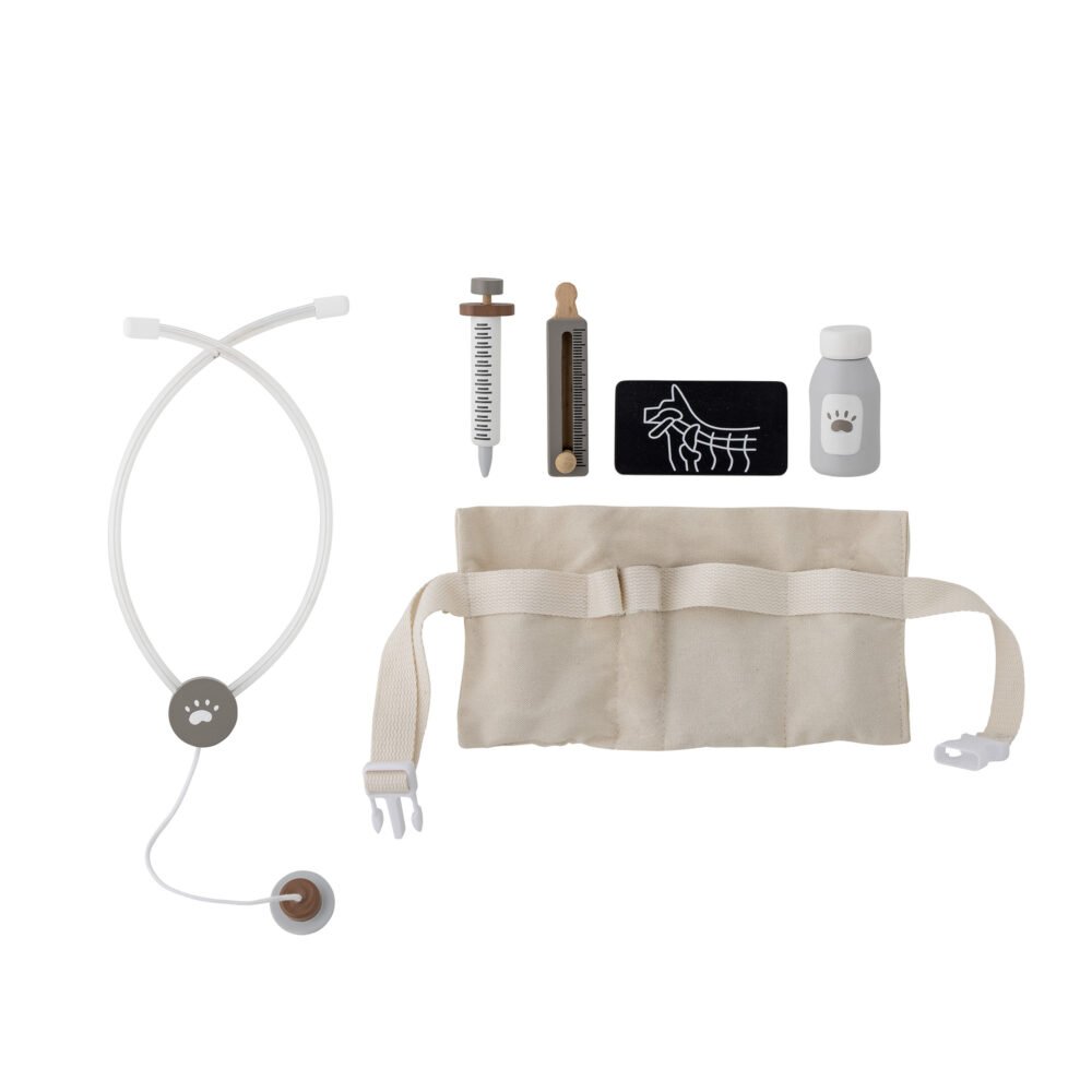 Doran Play Set, Doctor, Grey, FSC®100%, Beech wood