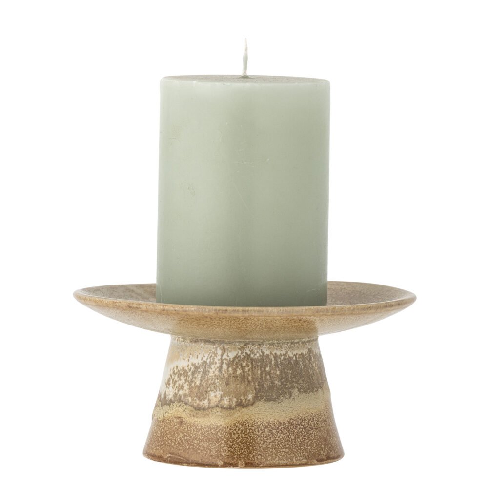 Ikigai Pedestal Bowl, Brown, Stoneware - Image 2