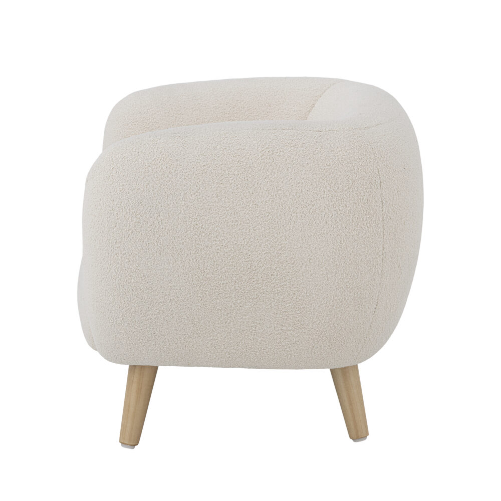 Cade Chair, White, Polyester - Image 3