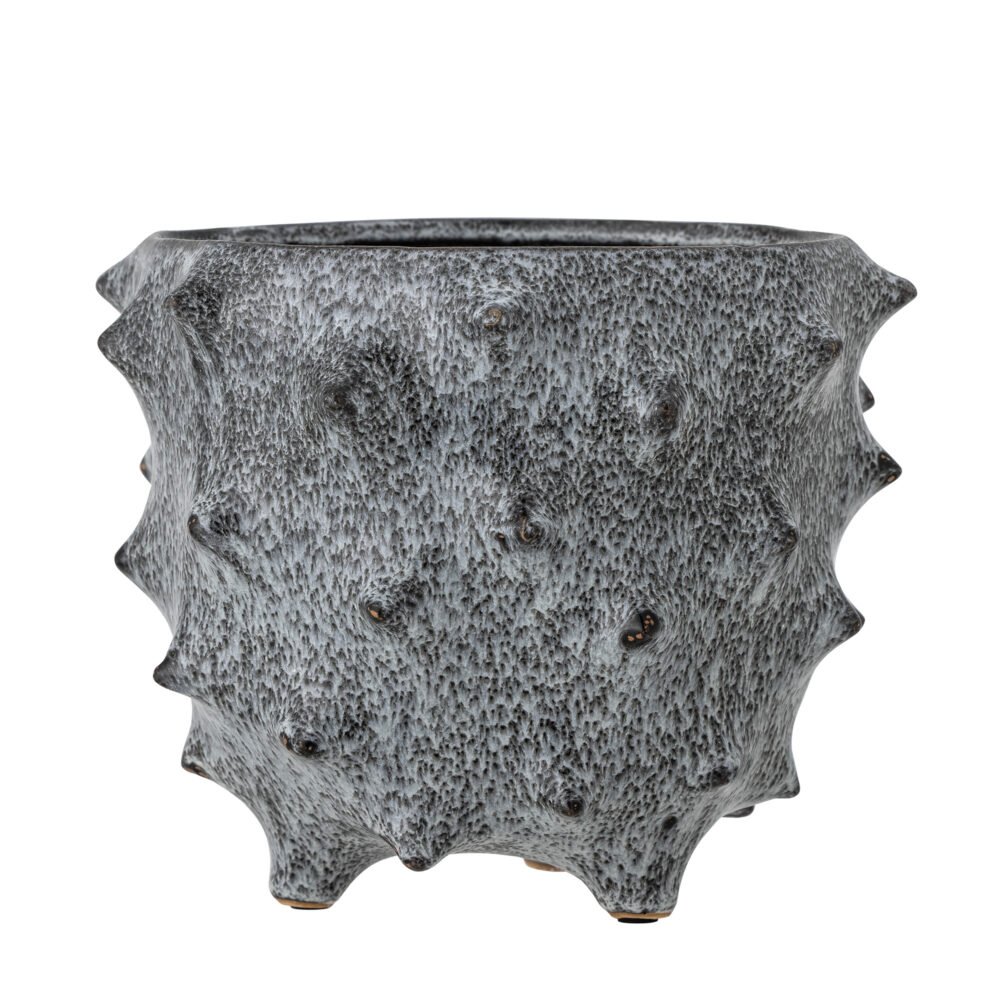 Ademir Flowerpot, Blue, Stoneware