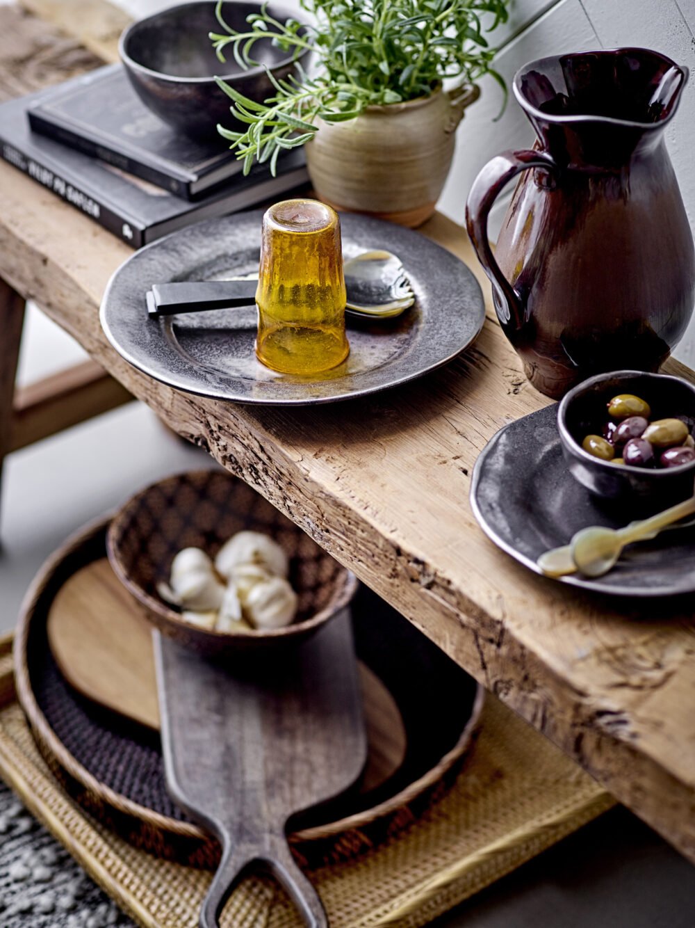 Linne Bowl, Bronze, Stoneware - Image 3