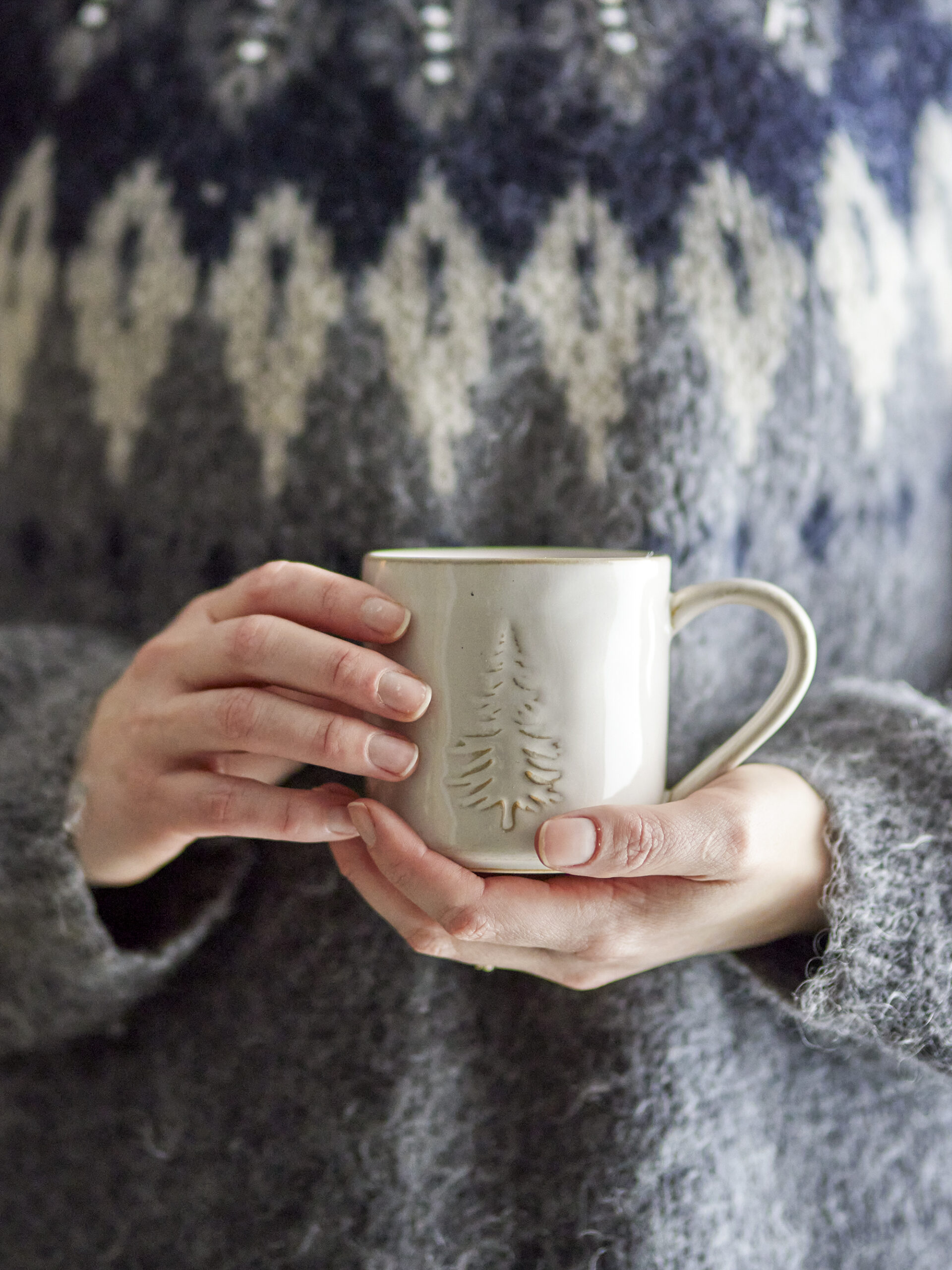 Winter Cup, Nature, Stoneware - Image 2