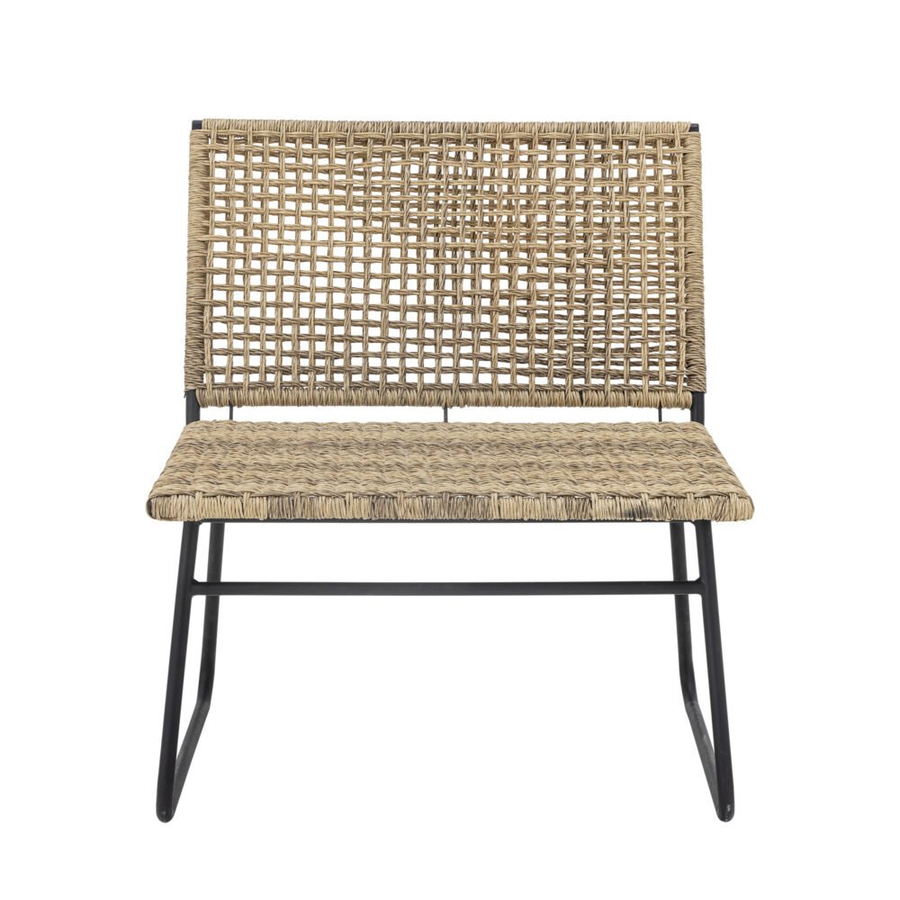 Vallone Lounge Chair, Nature, Polyrattan