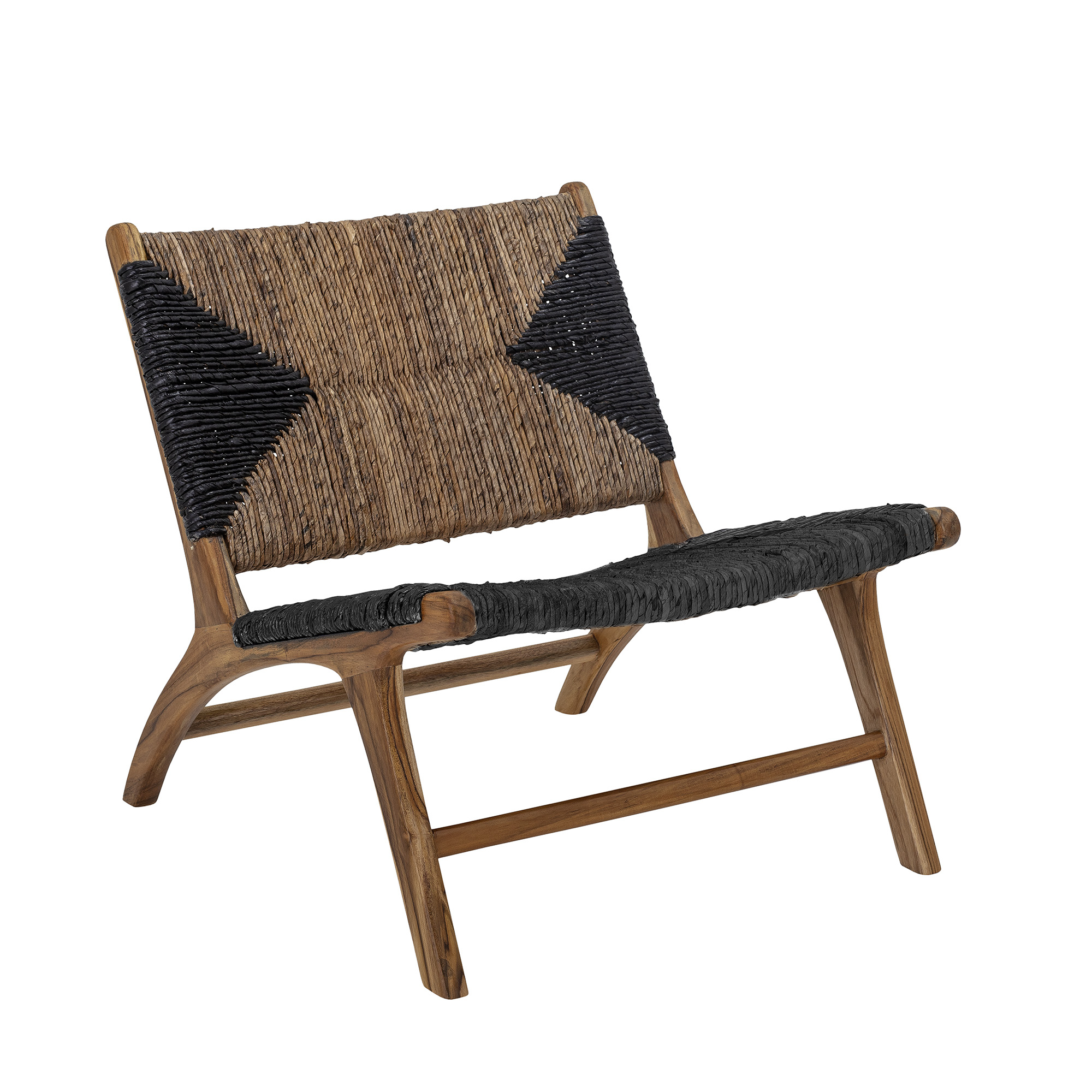 Grant Lounge Chair, Black, Teak - Image 3