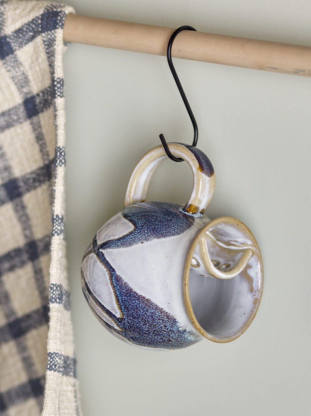 Alicia Mug, Blue, Stoneware - Image 5