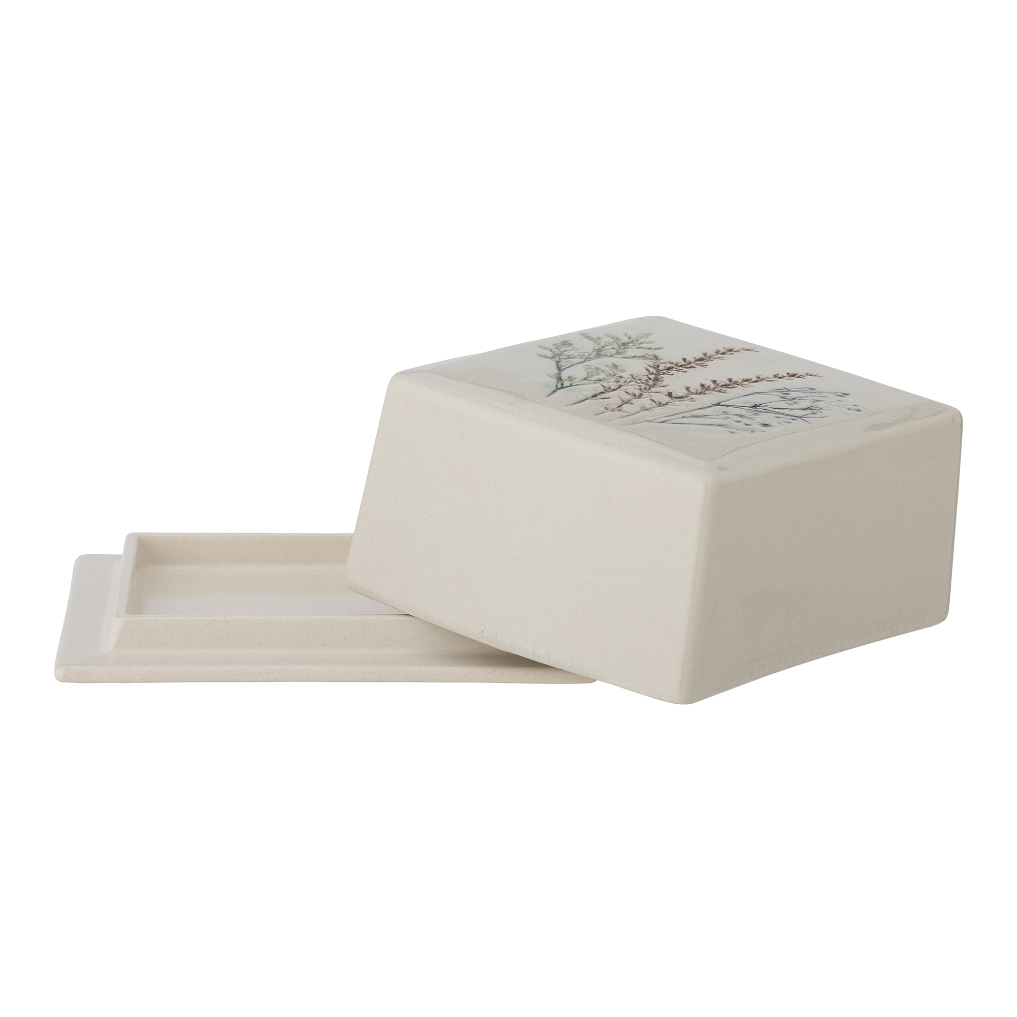Bea Butter Box, Nature, Stoneware - Image 3