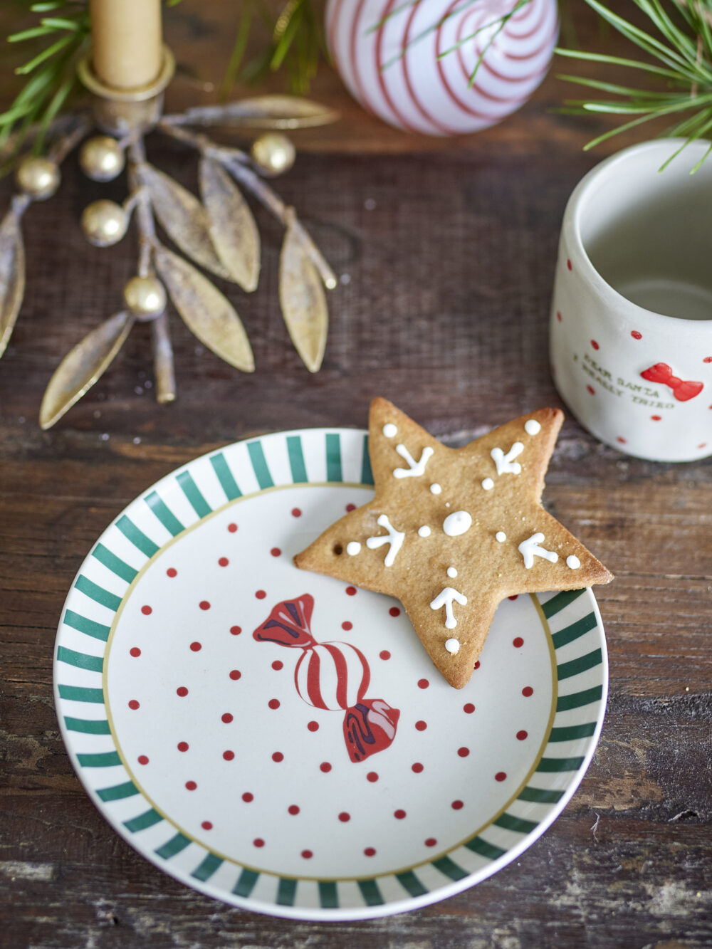 Yule Plate, Nature, Stoneware - Image 3