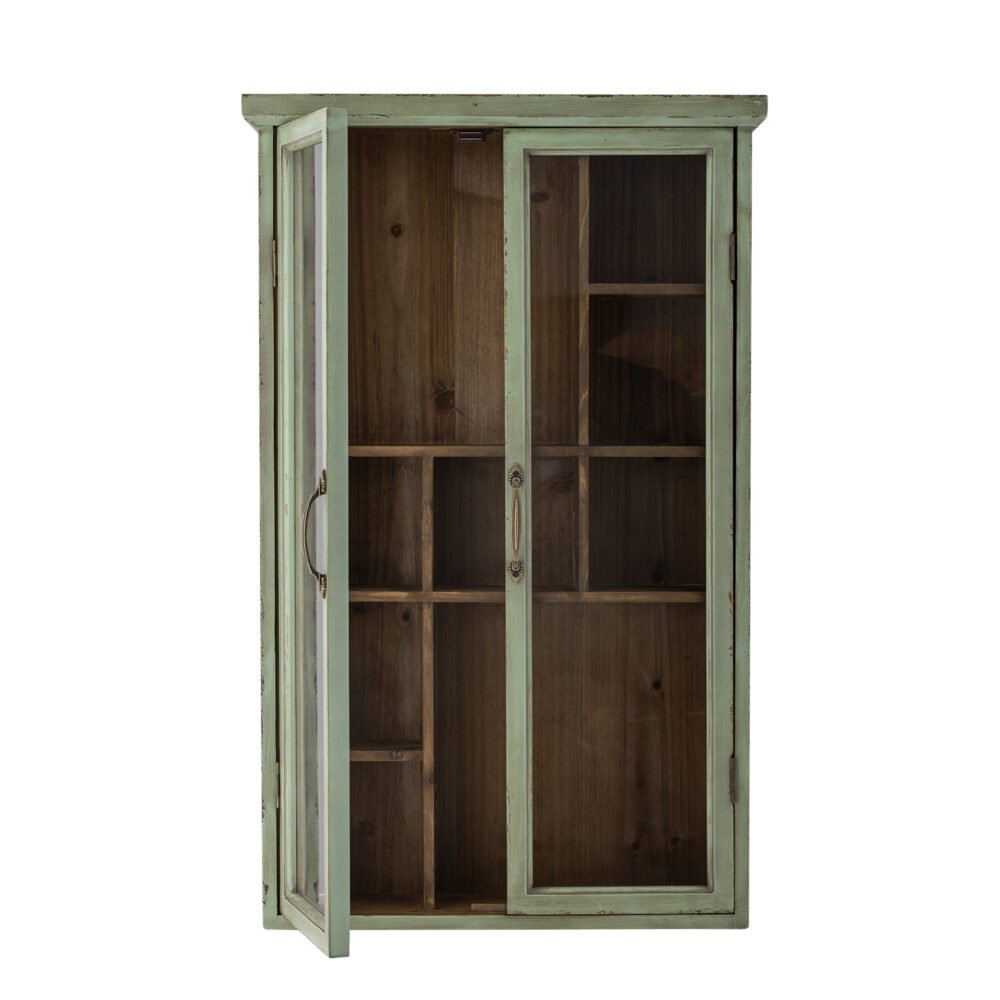 Hazem Cabinet, Green, Firwood - Image 3