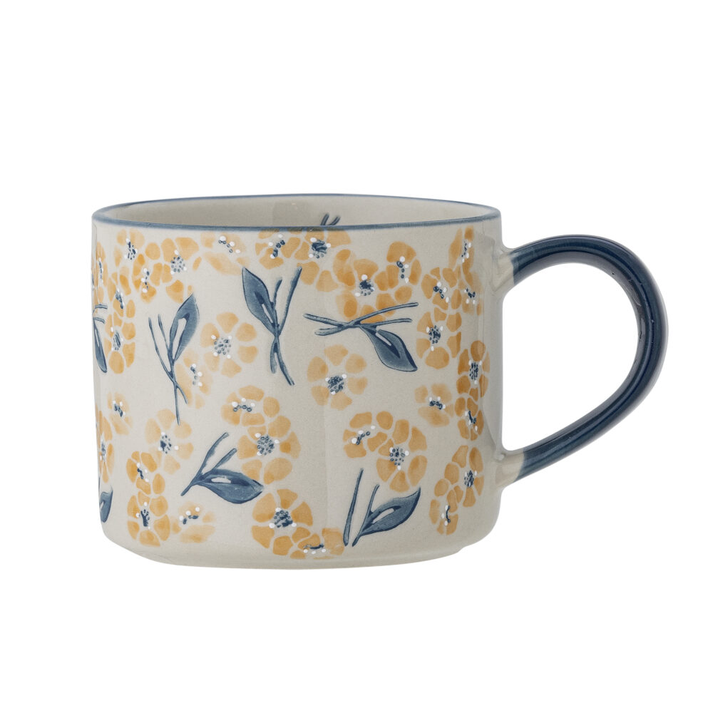 Myah Mug, Blue, Stoneware