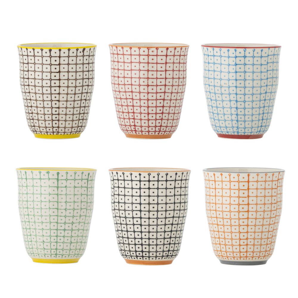 Carla Cup, Red, Stoneware