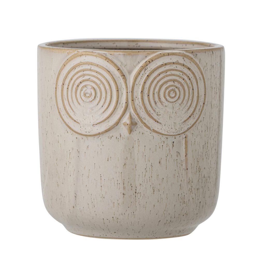 Dallas Flowerpot, Nature, Stoneware