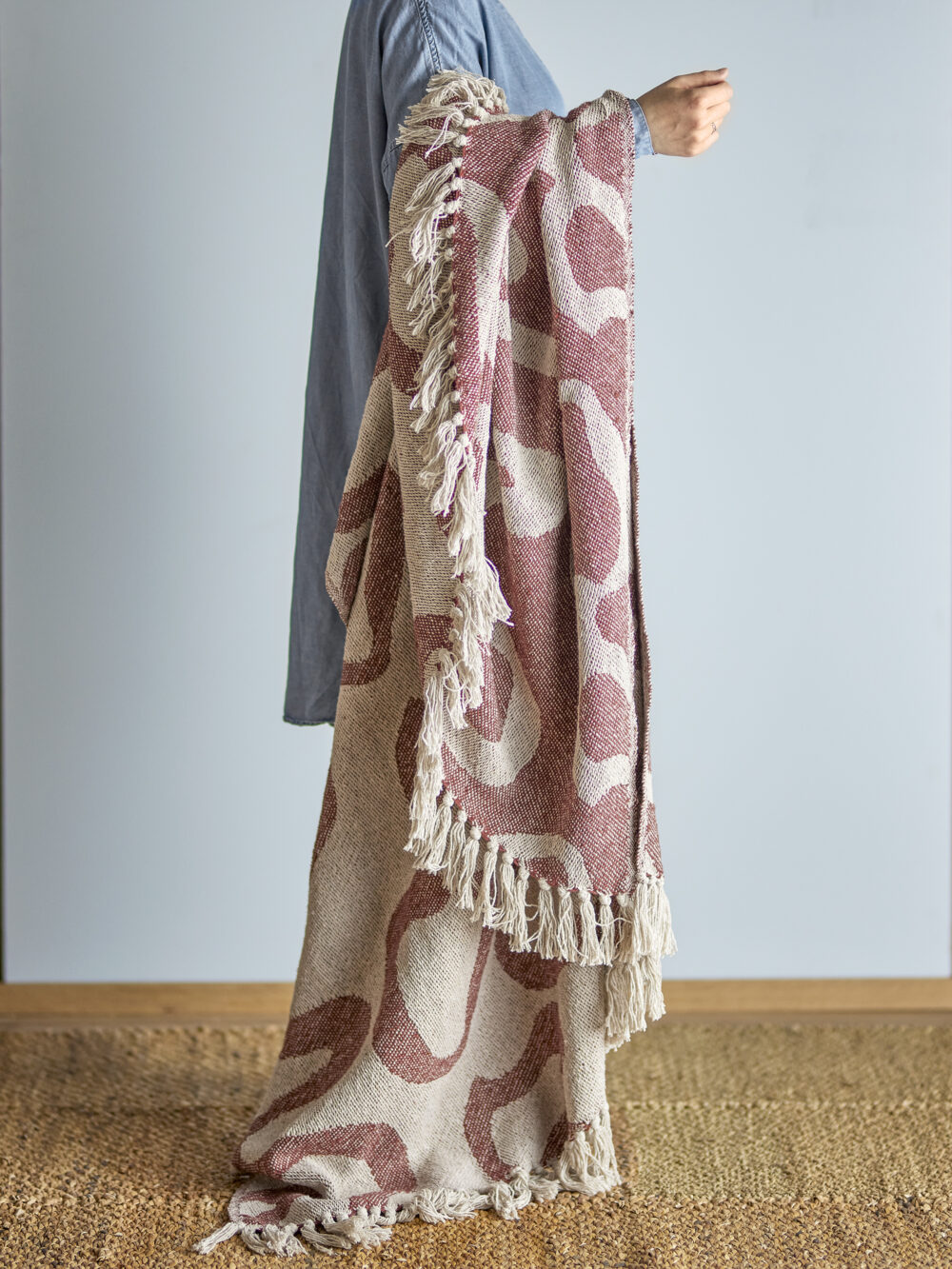 Salobre Throw, Brown, Recycled Cotton - Image 5